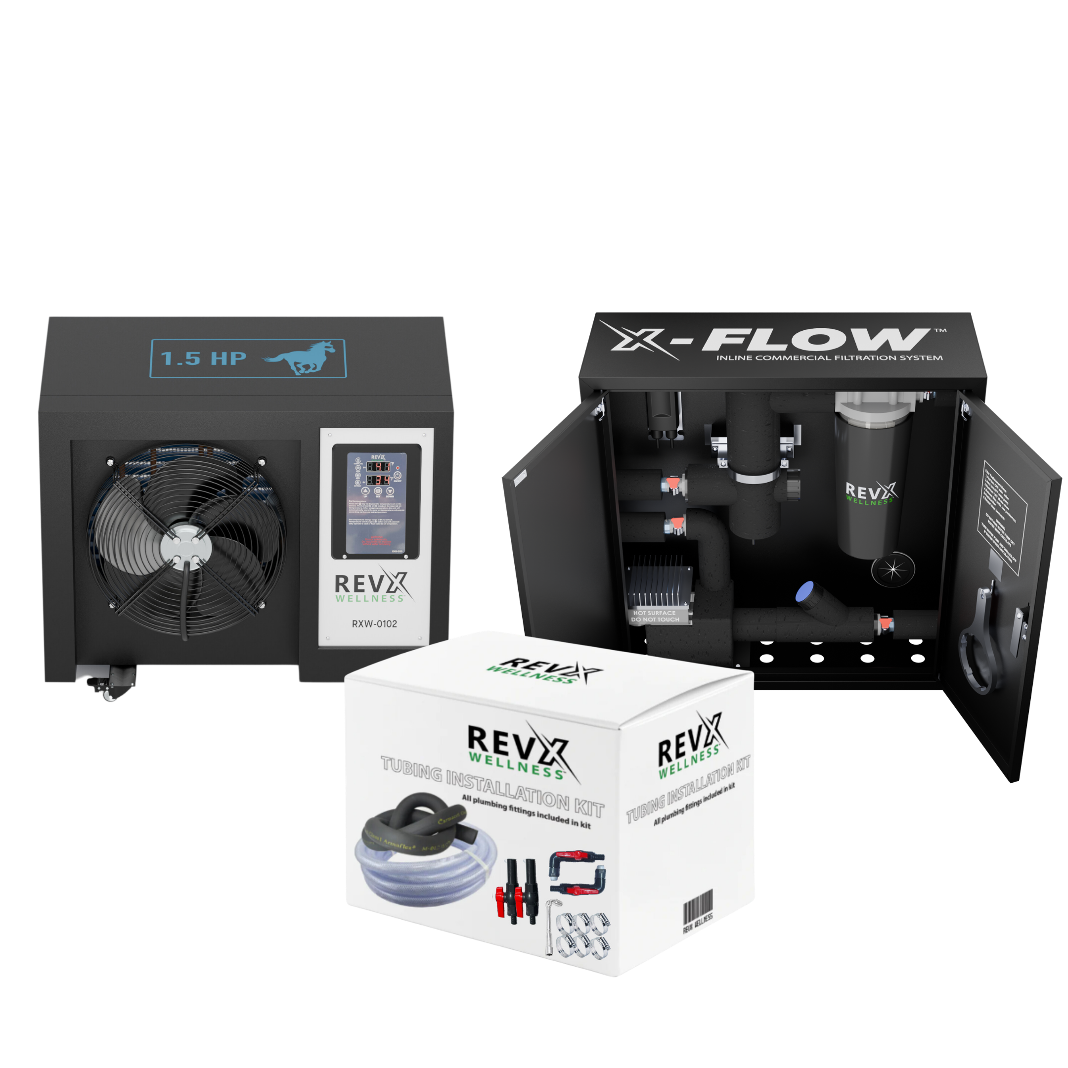 RevX 1.5HP DIY Cold Plunge Bundle product image