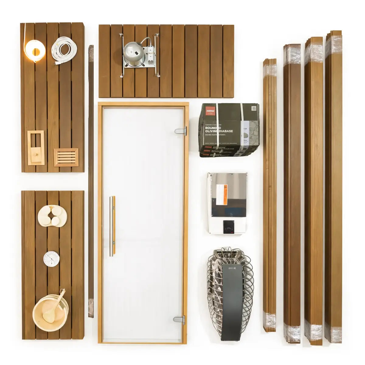Custom Indoor Sauna Room - 4' x 7' x 8' - Finnish Sauna Builders